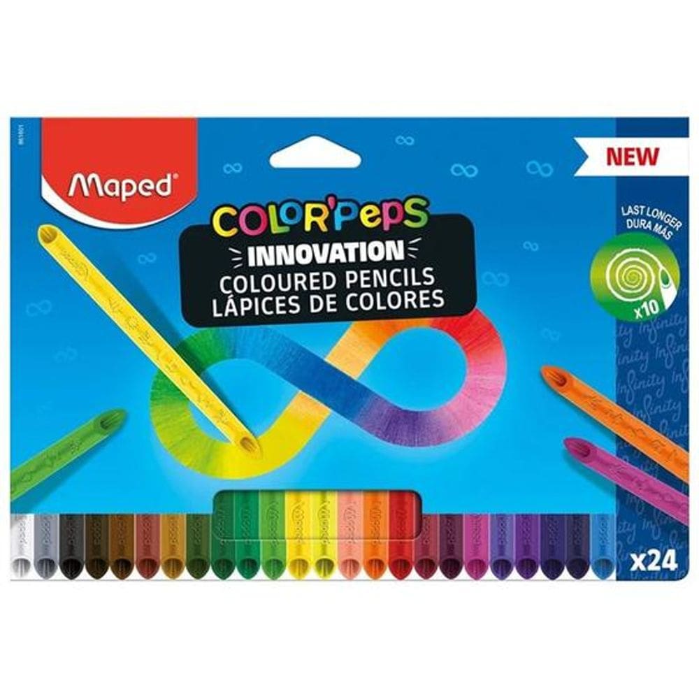Lapis de Cor Infinito Color Peps 24 Cores Maped 6016