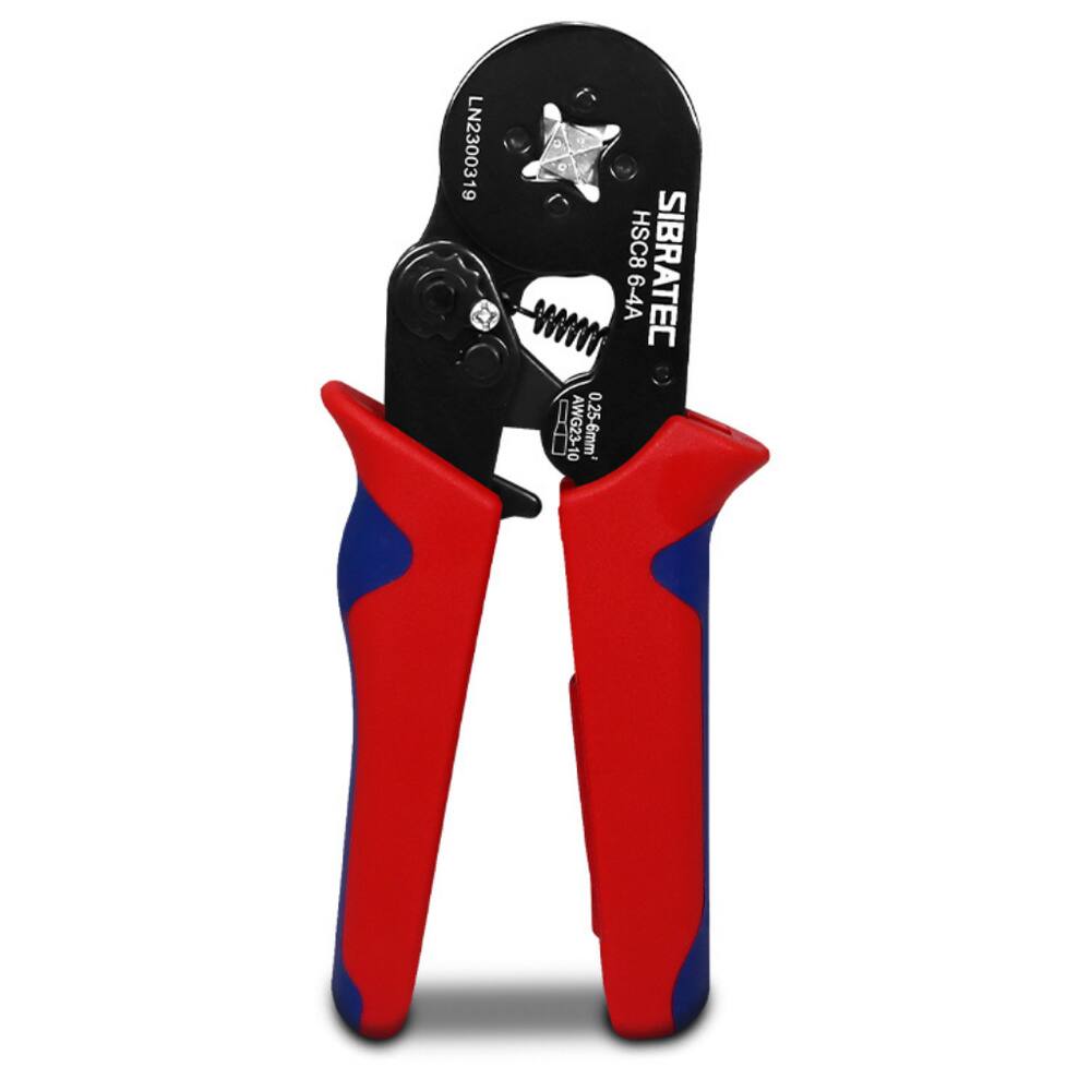 Alicate de Prensar Terminal Tubular HSC8 Auto Ajustável | 0,25 a 6mm²