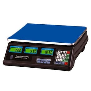 Balança Digital Completa 40kg Prato Inoxidável Bivolt