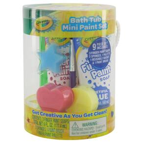 Mini conjunto de pintura para banheira Crayola, kit de arte de 10 peças para crianças