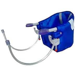 Cadeira Bebê Alim. Dobrável Suspensa Sapeca Kids - Azul