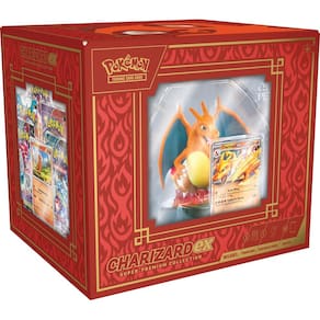 Jogo de cartas colecionáveis Pokémon Charizard ex Super Premium Collection