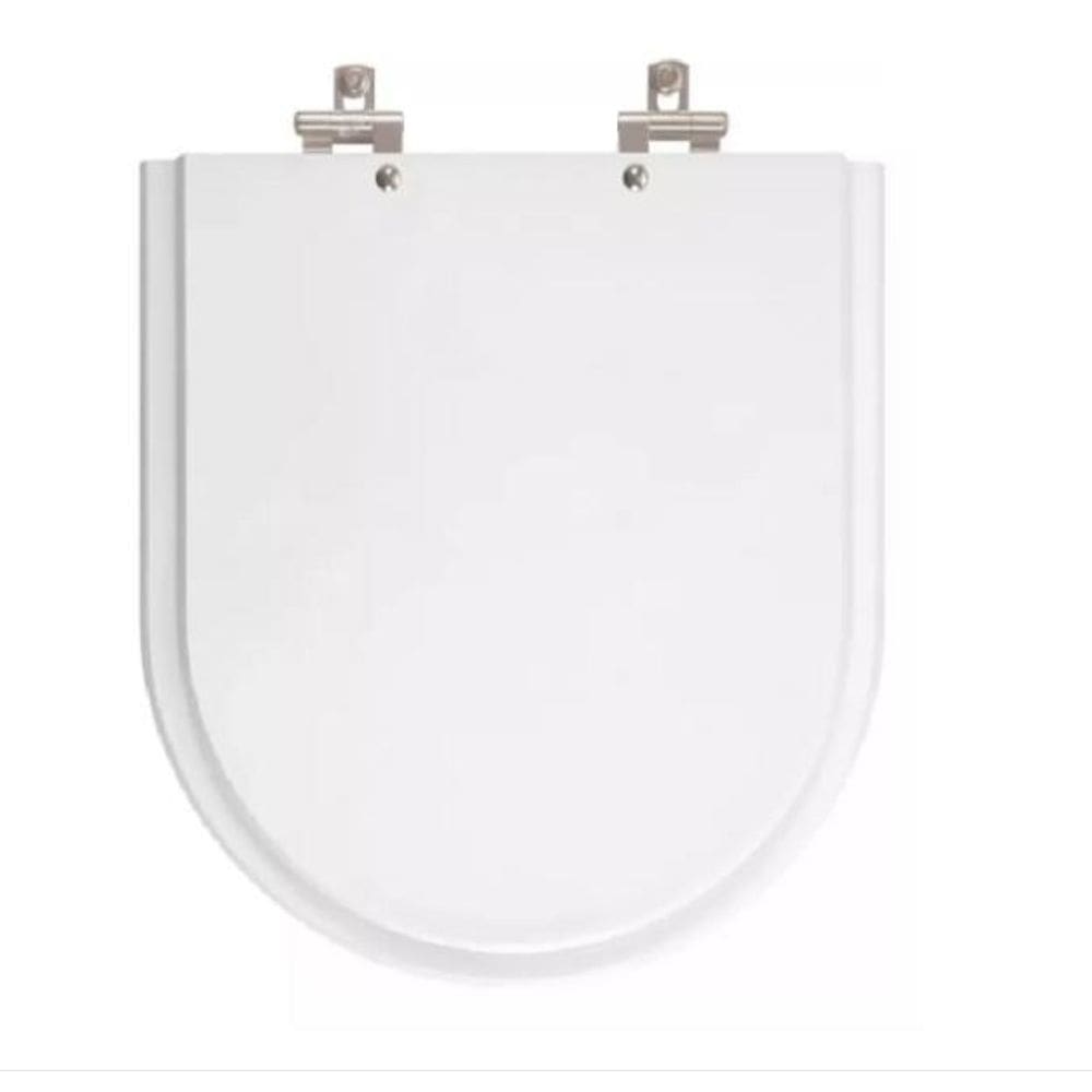 Assento Laqueado Riviera Branco Louça Celite