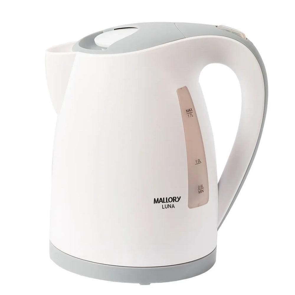 Chaleira Elétrica Mallory 1,7 Litros Luna Branco 220V