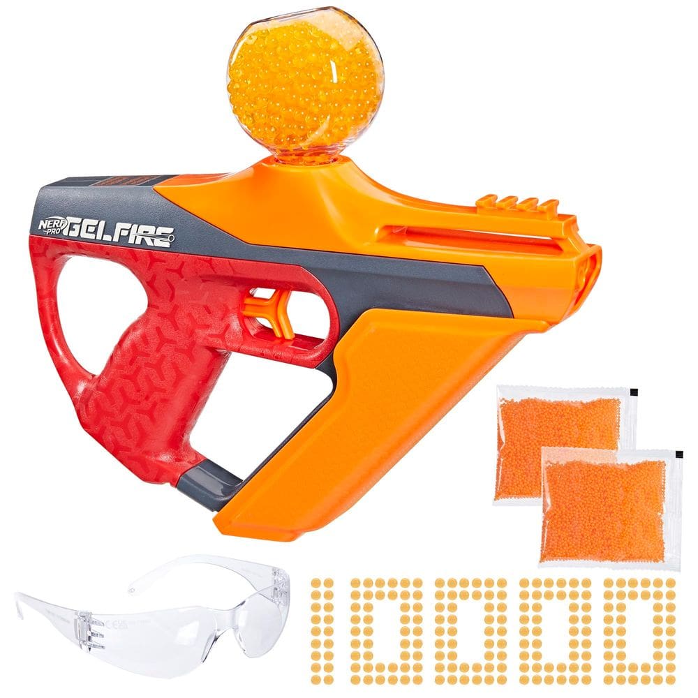 Blaster Nerf Pro Gelfire Uproar Full Auto 150 FPS com 10.000 rodadas