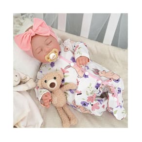 Boneca Reborn BABESIDE Connie 50cm com acessórios completos