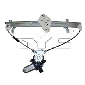 Conjunto de motor e regulador de janela elétrica TYC 660064 Honda Accord 2003-2007 Frente esquerda