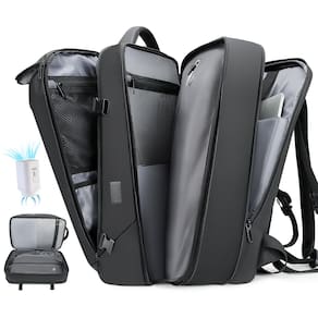 Mochila a vácuo TANGCORLE Airback 50L com vedação a vácuo e porta USB