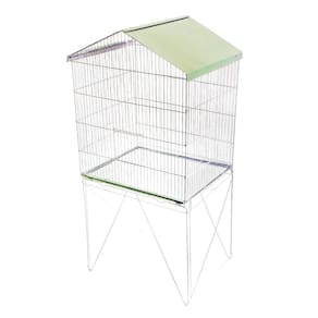 Viveiro Médio p/ Aves - 44cm x 55cm - Cinza