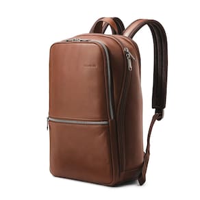 Mochila Samsonite Classic Leather Slim Cognac 21,2 L