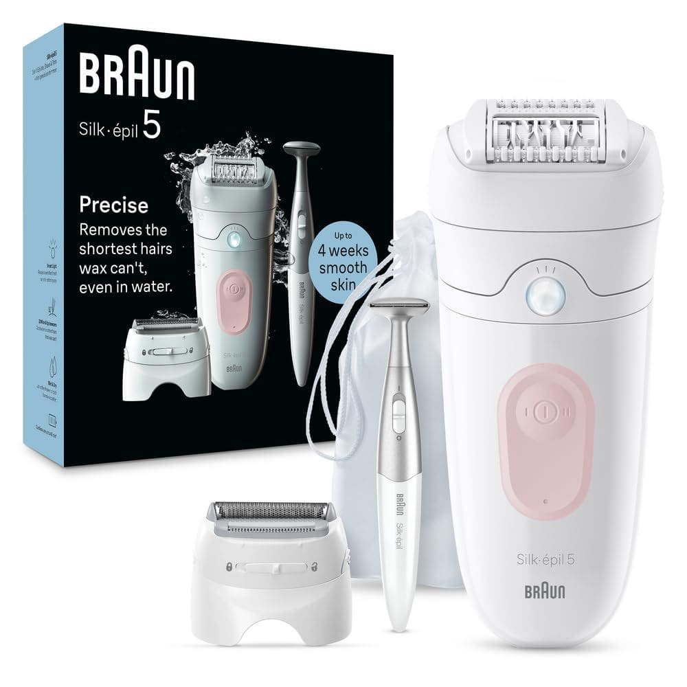 Depiladora Braun Silk-épil 5 SE5-230 úmida e seca com acessórios