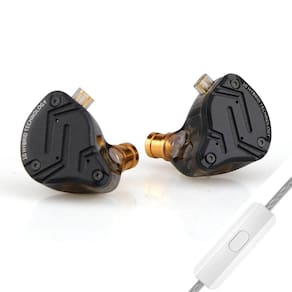 Fones de ouvido Linsoul KZ ZS10 PRO X 1DD+4BA Hybrid Driver com microfone