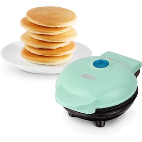 Frigideira elétrica redonda DASH Mini Maker para panquecas - Aqua