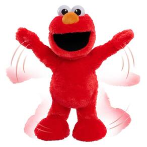 Brinquedo de pelúcia Just Play Sesame Street Elmo Slide 35 cm para crianças a partir de 2 anos