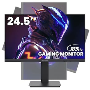 Monitor de jogos CRUA 24,5 polegadas 144 Hz/165 Hz FHD 100% sRGB
