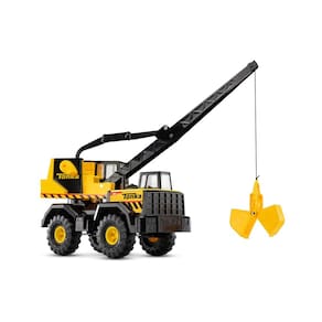 Caminhão de construção de brinquedos Tonka Steel Classics Mighty Crane