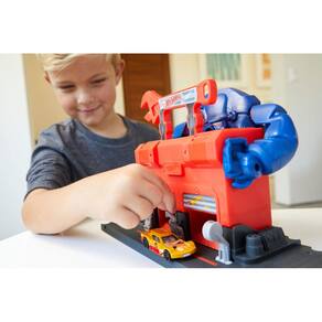 Conjunto de jogos Hot Wheels Gorilla Rage Garage Attack City de 3 a 5 anos