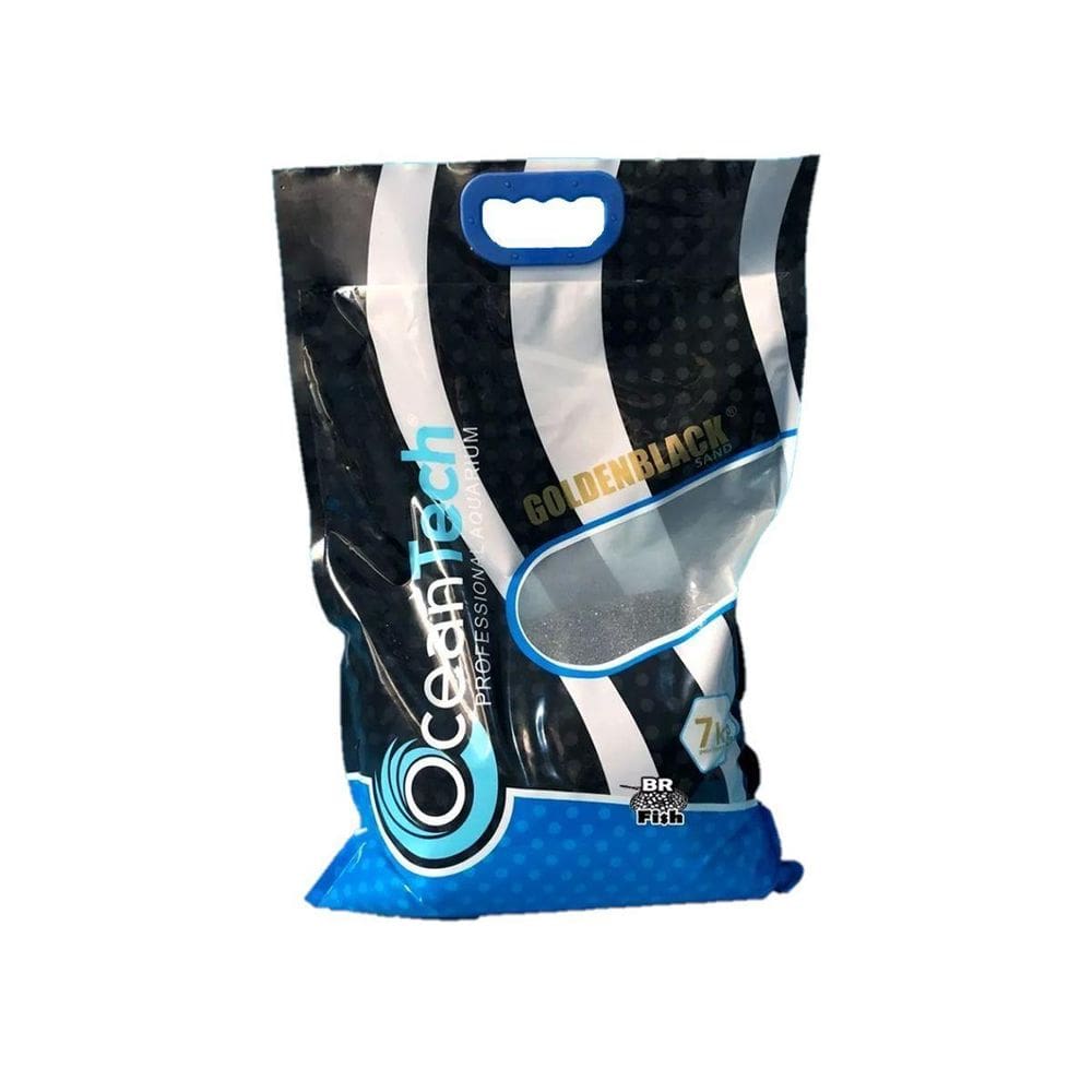 Substrato Areia Preta Golden Black Inerte Ocean Tech 7 Kg