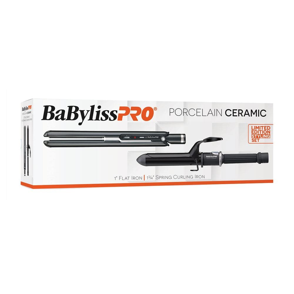 Conjunto de chapinha e chapinha BaBylissPro Porcelain Ceramic