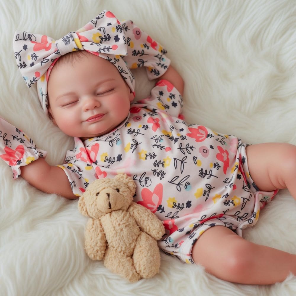 Boneca Reborn BABESIDE Skylar 43 cm, garota realista com caixa