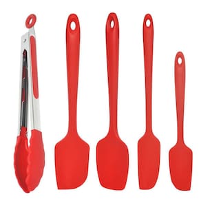 Kit Utensílios De Cozinha Silicone Profissional Espatulas
