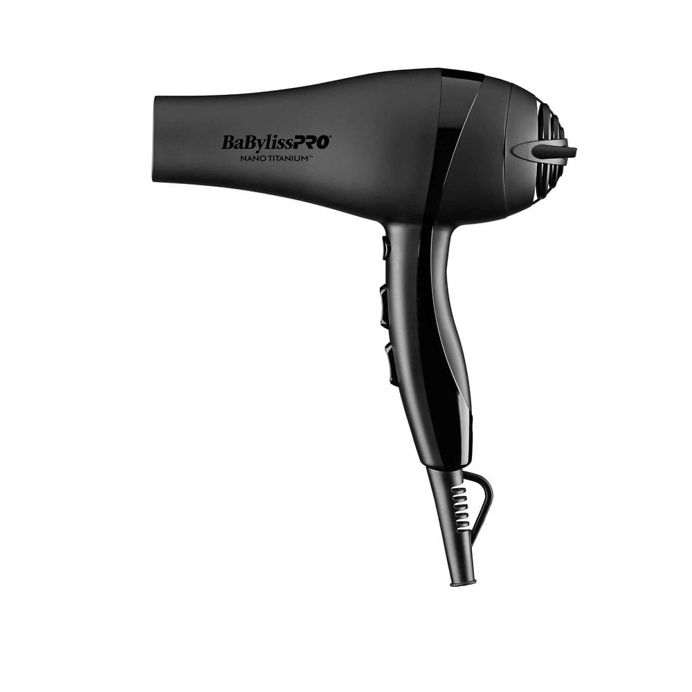 Secador de cabelo BaBylissPro Nano Tianium Edição Limitada Preto/Azul