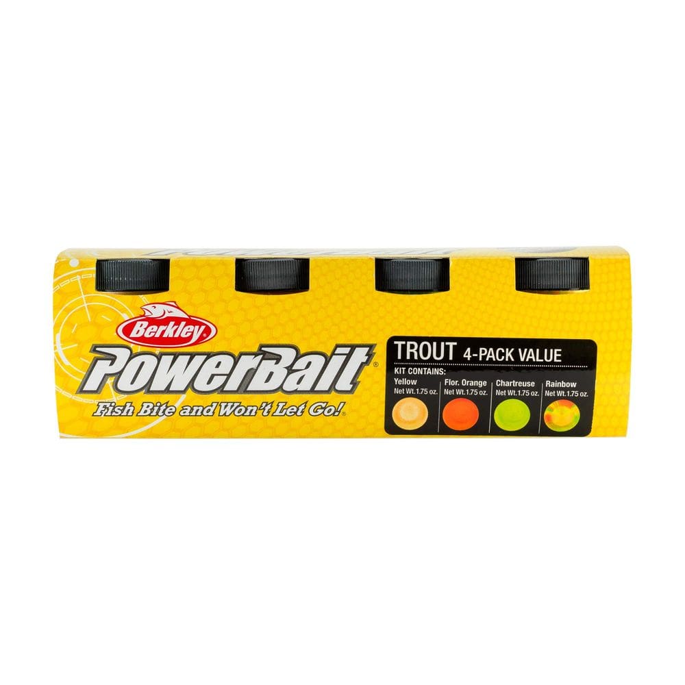 Pacote com 4 iscas para massa de truta Berkley PowerBait