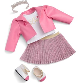 Boneca American Girl Truly Me Celebrity Chic com roupa de 18 polegadas