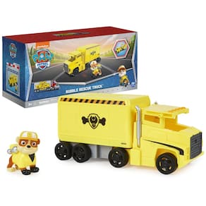 Toy Truck Paw Patrol Big Truck Pup`s Rubble com boneco de ação