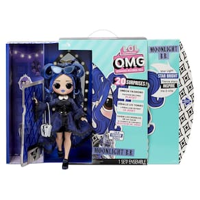 Boneca de moda L.O.L. Surprise! OMG Moonlight B.B. com 20 surpresas