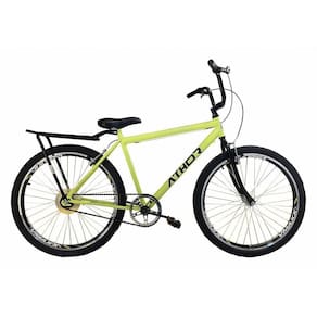 Bicicleta Athor Aro 26 Montadinha Sem Marcha Amarelo Neon