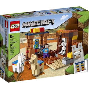 Conjunto de jogos LEGO Minecraft The Trading Post 21167 com Steve e Skeleton