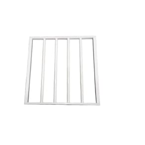 Grade De Proteção Em Alumínio Esquadrias Brasil 60X60 Branco