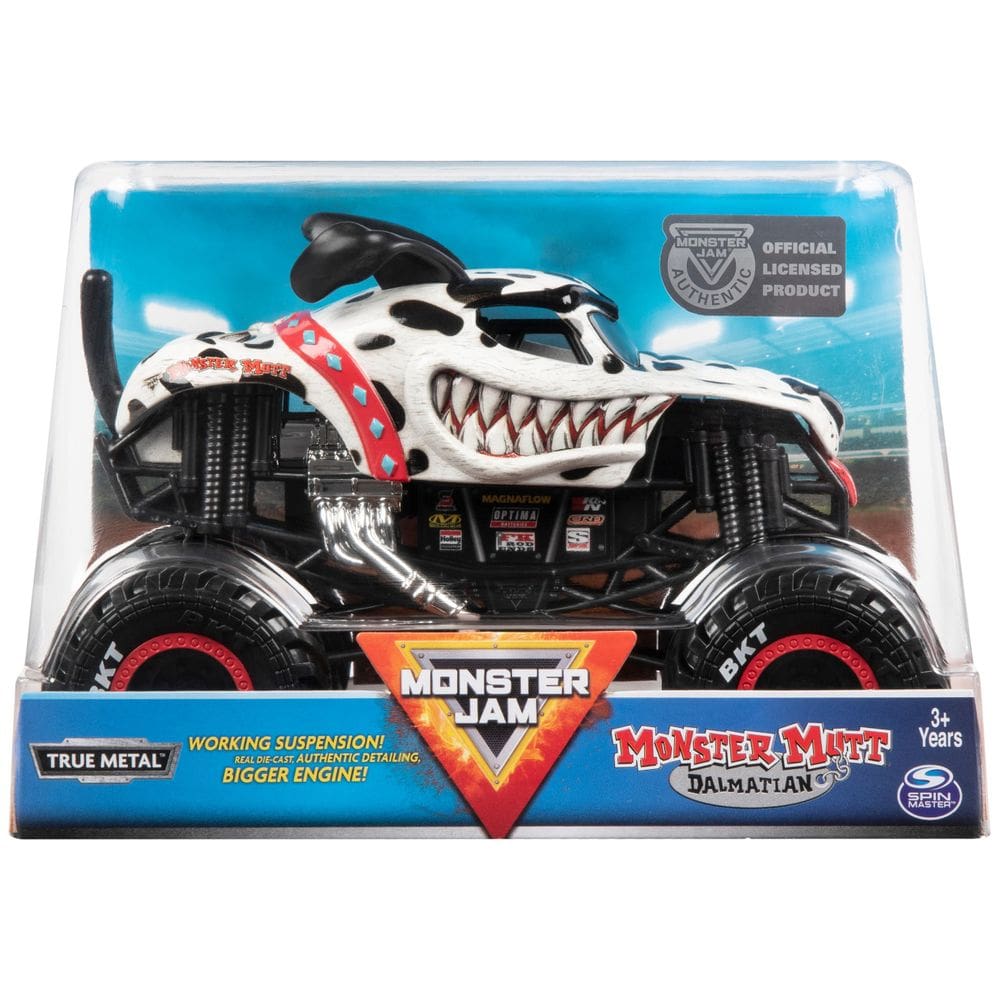 Brinquedo Monster Truck Monster Jam Monster Mutt Dálmata 1:24