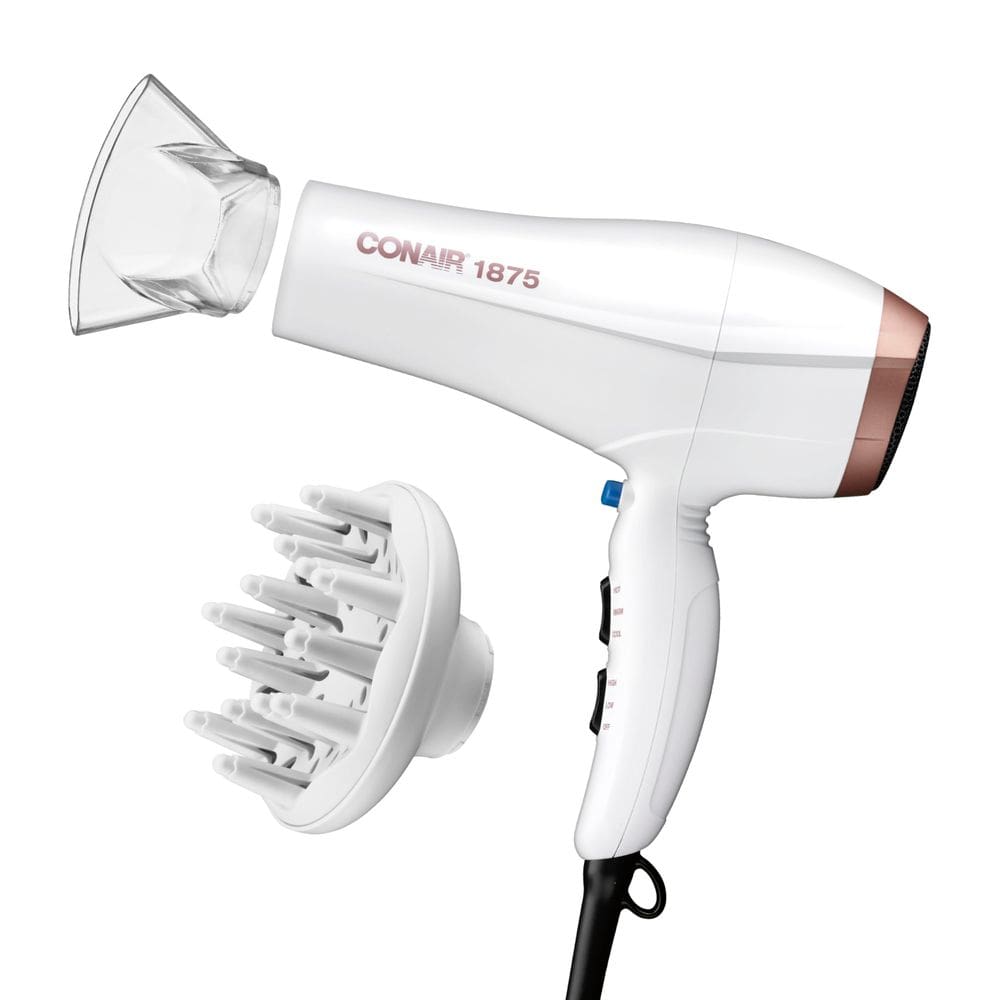 Secador de cabelo Conair Double Ceramic com difusor Ionic Tech
