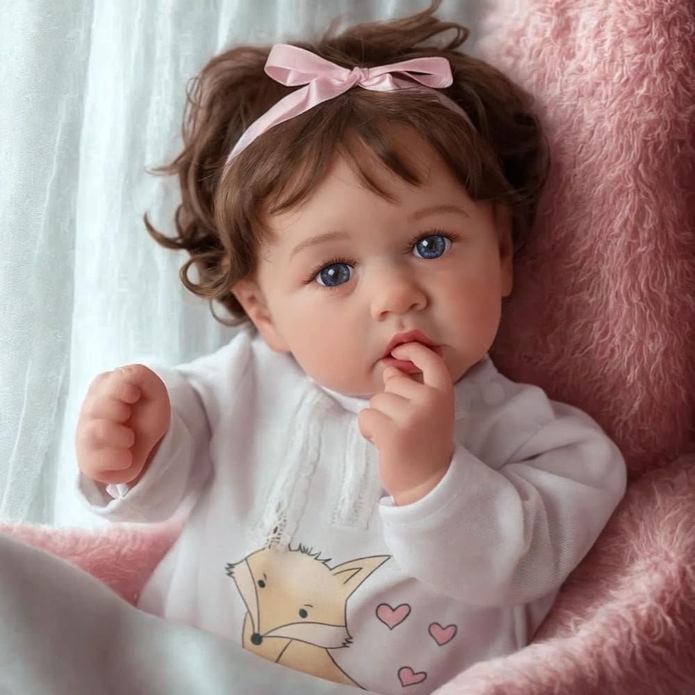 Boneca Reborn BABESIDE Lifelike 50 cm com caixa de presente e acessórios