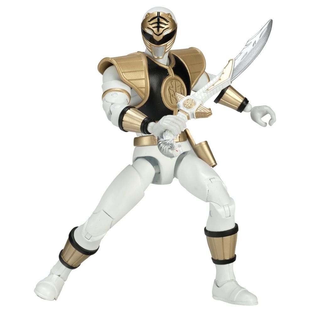 Boneco de ação Power Rangers Mighty Morphin White Ranger 6.5