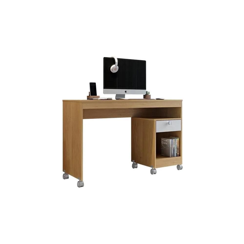Mesa Para Computador Valde Móveis Giga Com Nicho