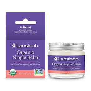 Creme para mamilos Lansinoh Organic 60mL para bebês que amamentam