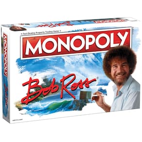 Jogo Monopoly USAOPOLY Bob Ross Edition com 6 fichas