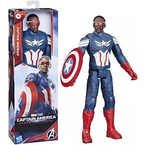 Boneco Marvel - Capitao America Sam Wilson Titan Hero HASBRO