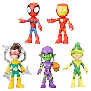 Figuras de ação ambientadas em Spidey e seus incríveis amigos Marvel