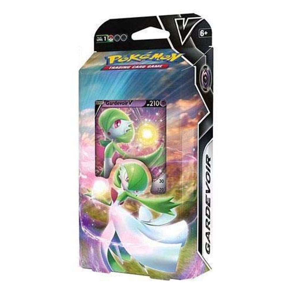 Baralho de batalha temático Pokémon Gardevoir V com 60 cartas