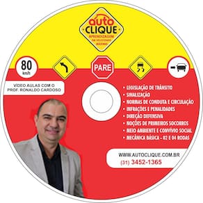 DVD Curso Teórico Habilitação 2020 | Detran | 26 Módulos