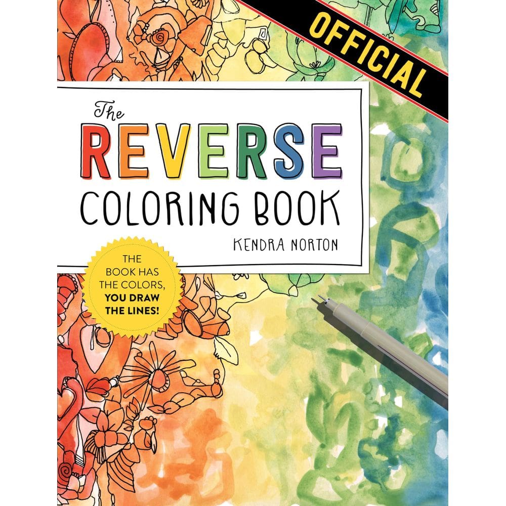 Livro de colorir Workman The Reverse Coloring Book™