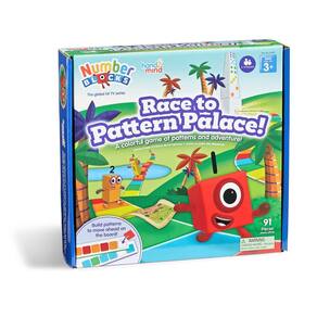 Jogo de tabuleiro hand2mind Numberblocks Race to Pattern Palace!
