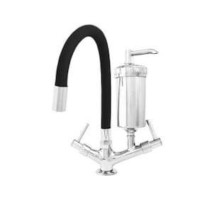 Torneira Filtro Silicone Flexível Preta 1/2 INMETRO