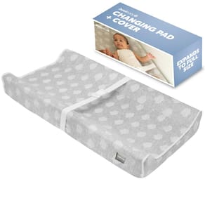Trocador Jool Baby Soft + Capa lavável cinza