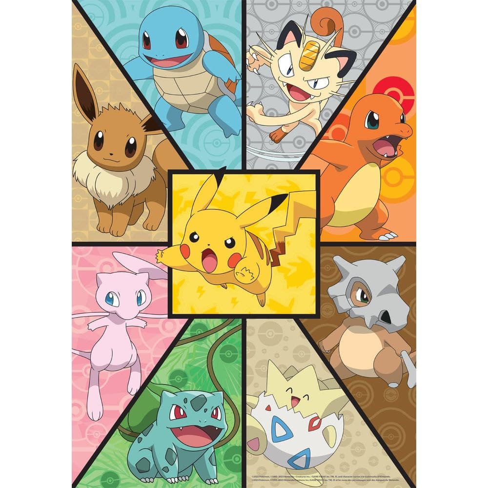 Quebra-cabeça Buffalo Games Pokémon Kanto Companions 300 unidades