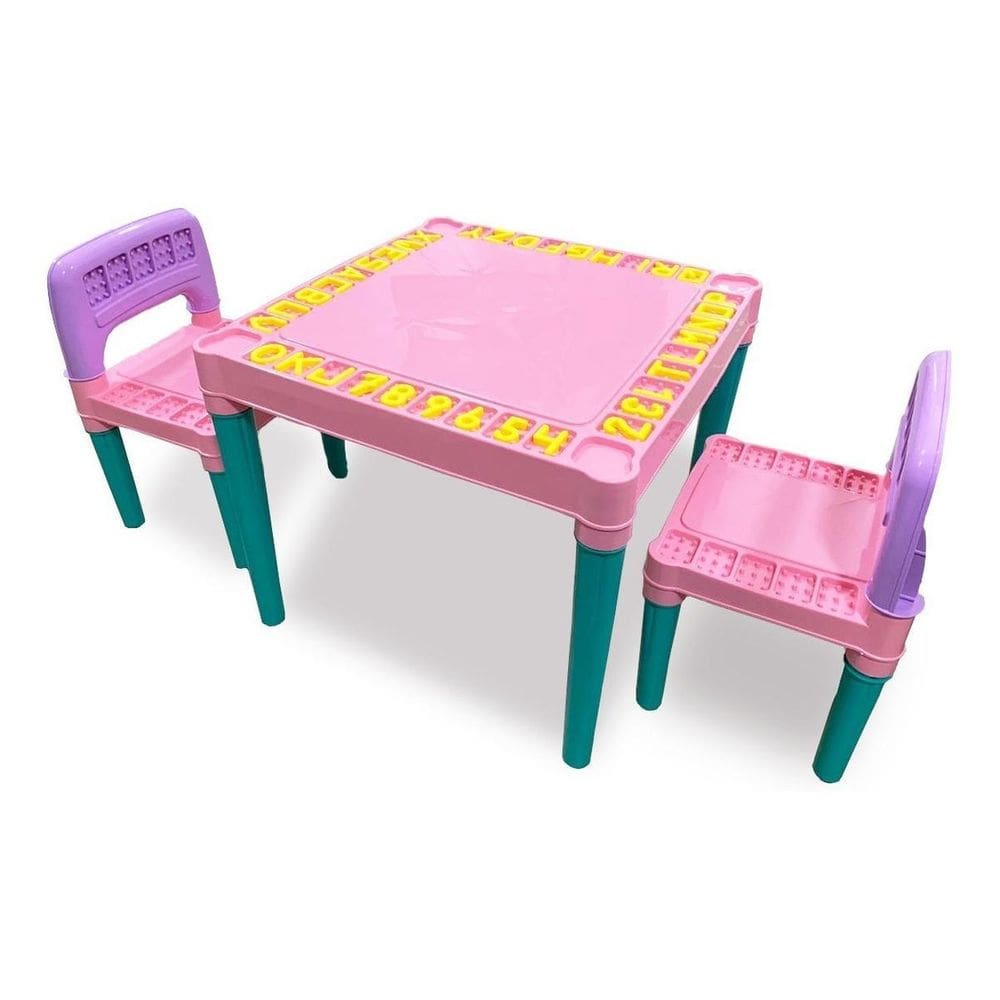 Mesa Infantil Alfabeto - Estimula Aprendizado - Colorida